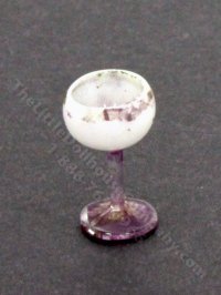 (image for) Miniature Purple and White Marbled Coupe by Gerd Felka
