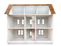 (image for) The Little Dollhouse Company Charlotte's Manor Assembled Dollhouse - Yellow