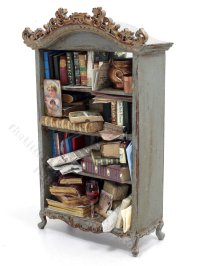(image for) Miniature Bookshelf by Twylla Charles for Dollhouses