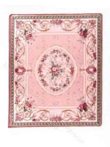(image for) Miniature Small 'Eloise' Rug - Pink Floral