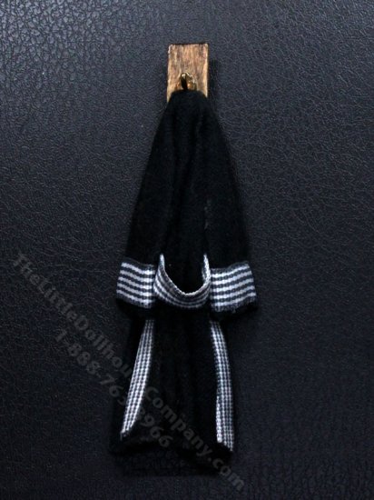 (image for) Miniature Black and White Robe on Hook by Bette Jo Chudy