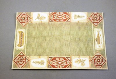 (image for) Dollhouse Scale Model Wild Life II Carpet