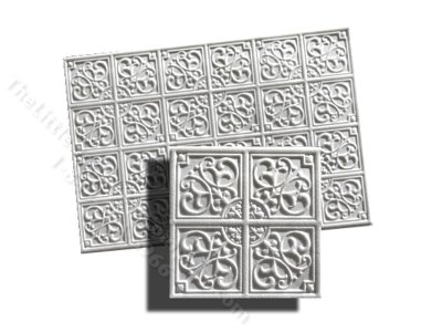 (image for) Miniature Policard Ceiling for Dollhouses