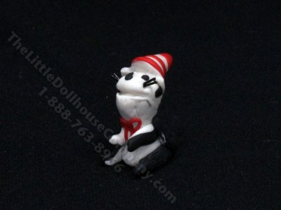 (image for) Miniature Cat in the Hat Figurine for Dollhouses