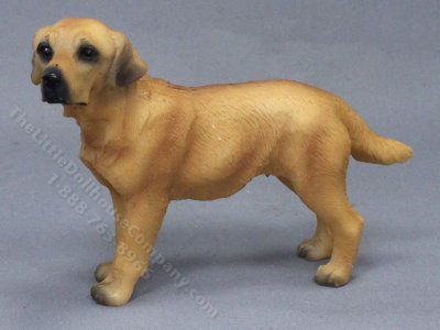 (image for) Miniature Golden Lab for Dollhouses
