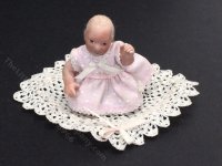 (image for) Miniature Angelica Spring Handmade Baby Doll with Blanket