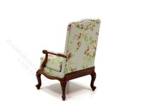 (image for) Miniature Accent Arm Chair for Dollhouses - Floral