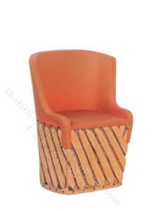 (image for) Miniature Mexican Equipale Barrel Chair for Dollhouses