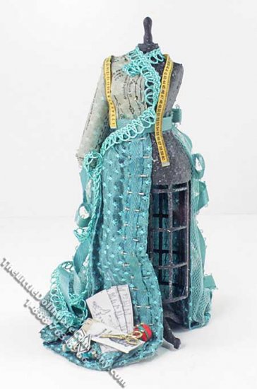 (image for) Dress Being Made on Dress Form by Bette Jo Chudy