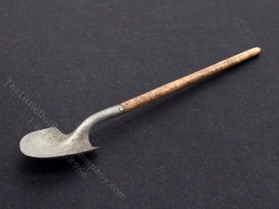 (image for) Miniature Round Point Shovel for Dollhouses