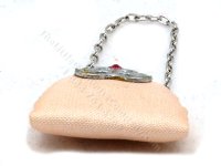(image for) Miniature Pink Silk Handbag