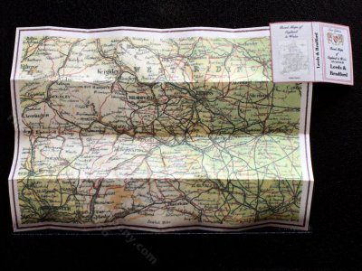 (image for) Miniature Map of Leeds and Bradford for Dollhouses