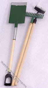 (image for) Miniature Set of Garden Tools for Dollhouses