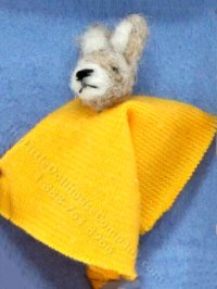 (image for) Miniature Mohair Cuddle Bunny by Erna Meyer