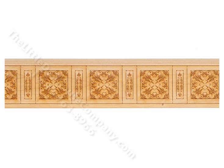 (image for) Miniature Two Pattern Wainscot Panel for Dollhouses