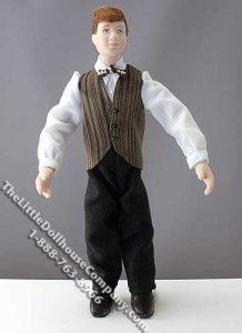 (image for) Brown Haired Man in Brown Vest by Patsy Thomas