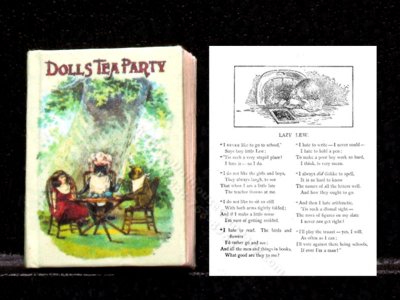 (image for) Miniature Book: 'Dolls Tea Party'