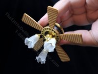 (image for) Miniature 12V Ceiling Light and Working Fan for Dollhouses