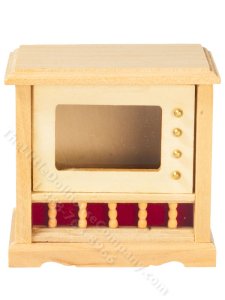 (image for) Miniature Television for Dollhouses, Unfinished