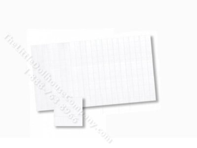 (image for) Dollhouse Scale Model Plain Wall Tiles