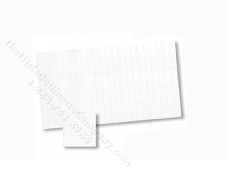 (image for) Dollhouse Scale Model Plain Wall Tiles