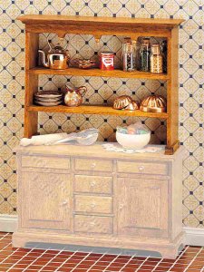 (image for) Miniature Cupboard Top Shelf Kit