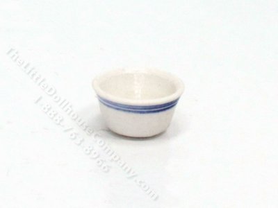 (image for) Vintage Handmade Miniature Stoneware Bowl by J Clark