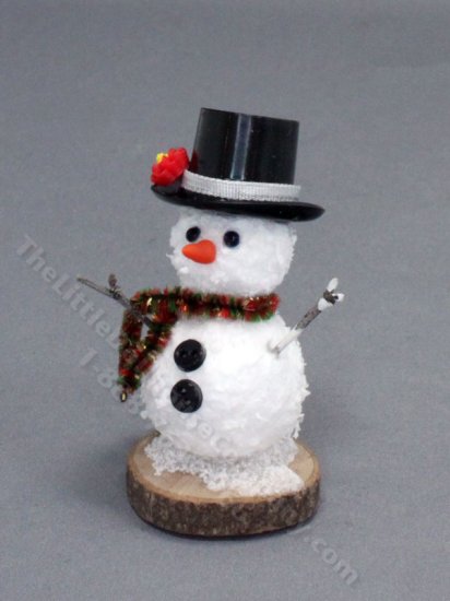 (image for) Miniature Snowman Decoration for Dollhouses