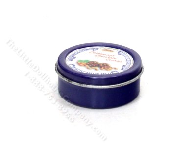 (image for) Miniature 'Cashew Nut Chocolate Cookies' Tin for dollhouses