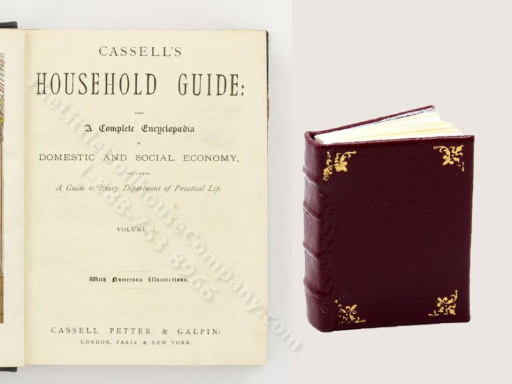 (image for) Miniature Book: 'Cassel's Household Management'