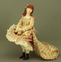(image for) Lady in Gold and Pink Dress