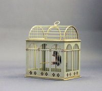 (image for) Dollhouse Scale Model Bird Cage