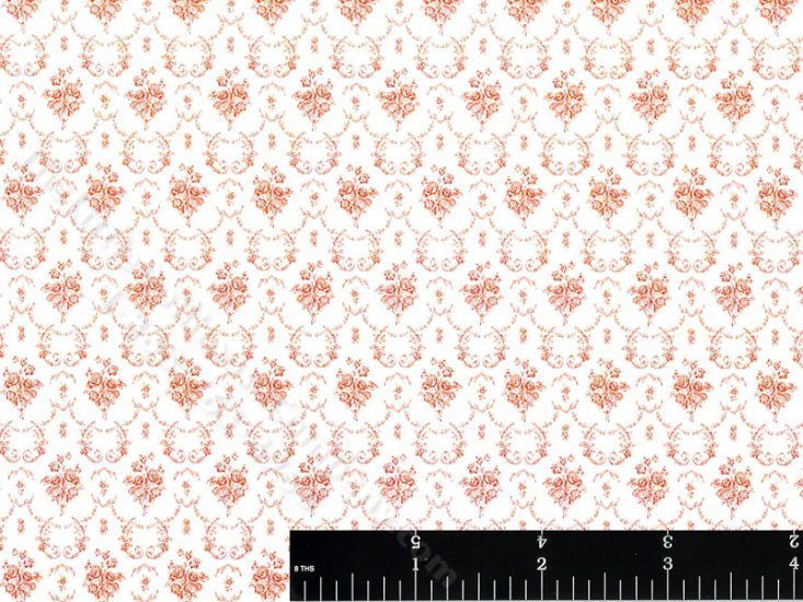 (image for) Rose Toile Wallpaper - Pink