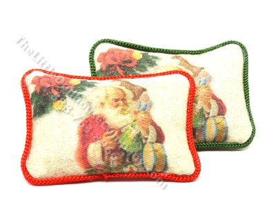 (image for) Miniature Santa Pillow for Dollhouses