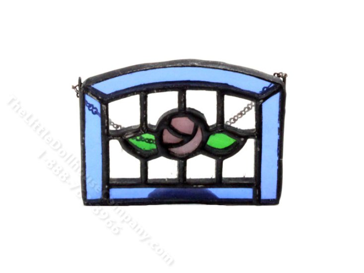 (image for) Dollhouse Scale Model Stained Glass
