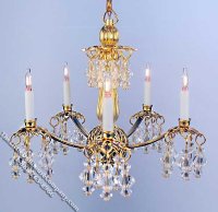 (image for) Dollhouse Scale Model Paula Chandelier