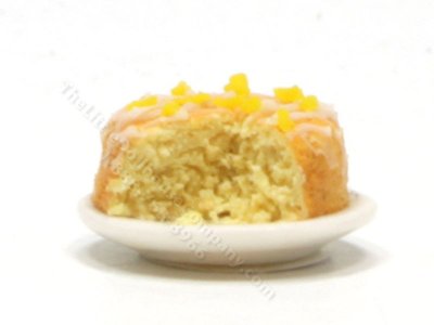 (image for) 1/2 Scale Miniature Cut Lemon Drizzle Cake by Charlotte Willmott