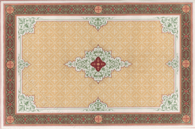 (image for) Miniature Extra Small Scale Traditional Rug