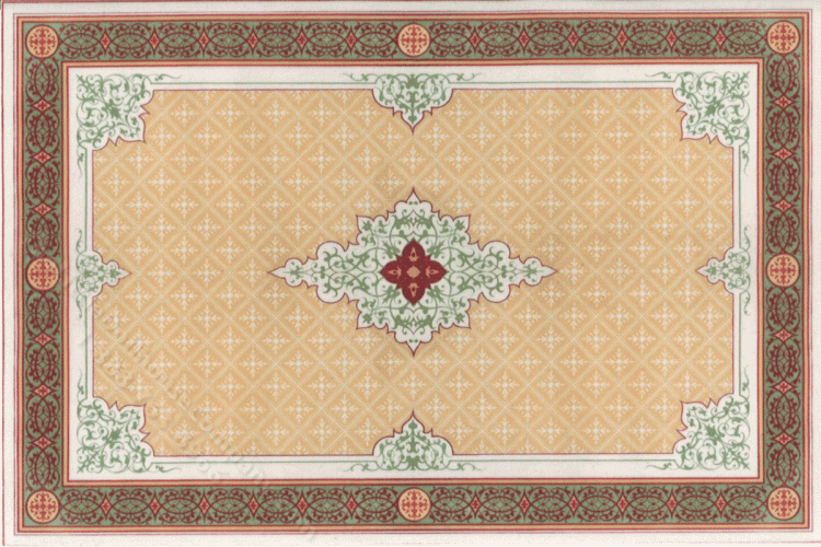 (image for) Miniature Extra Small Scale Traditional Rug