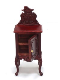 (image for) Miniature Mahogany Art Nouveau Night Stand