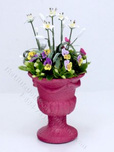 (image for) Miniature Dressed Flower Urn, Mini Creations by Judy