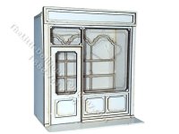 (image for) 1:24 Scale Miniature Store Front Kit