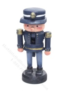 (image for) Miniature Blue Nutcracker Decoration for Dollhouses