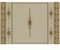 (image for) Miniature Extra Small Scale Rug With Woven Design Influence