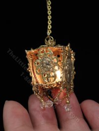 (image for) Dollhouse Miniature Gwynevere Pendant Lantern Chandelier - 12V