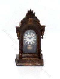 (image for) As-Is Miniature Mantle Clock for Dollhouses