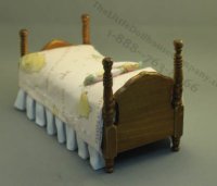 (image for) Dollhouse Miniature 2 Bed Set
