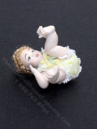 (image for) Miniature Porcelain Baby - Yellow