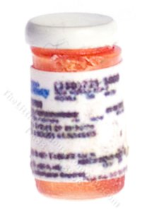 (image for) Miniature Prescription Bottle of Pills for Dollhouses