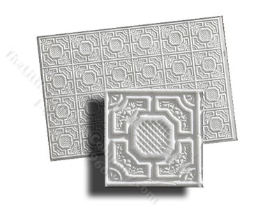 (image for) Miniature Policard Ceiling for Dollhouses